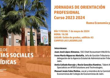 JORNADAS DE ORIENTACIÓN PROFESIONAL Curso 2023 2024