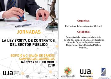 Jornada: La ley 9/2017, de Contratos del sector público