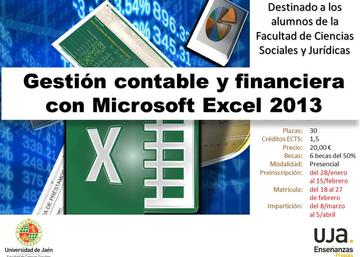 Curso Gestión financiera y contable con Excel 2013