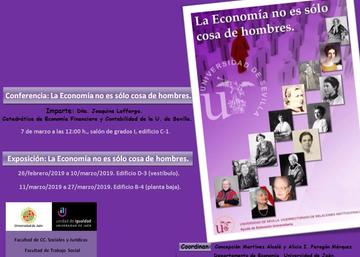 Conferencia - exposición "La economía no es sólo cosa de hombres"