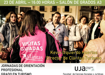 Jornada de Orientación Profesional: Grado en Turismo