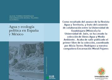Publicación del libro "Agua y ecología política en España y México"