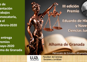 Convocatoria de la III edición del "Premio Eduardo de Hinojosa y Naveros en Ciencias Jurídicas"