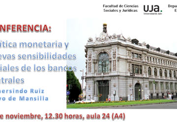 Conferencia: Política monetaria y nuevas sensibilidades sociales de los bancos centrales