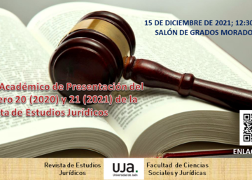 Presentación del Número 20 y 21 de la Revista de Estudios Jurídicos