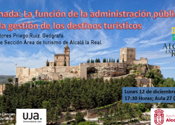 Jornada: La función de la administración pública en la gestión de los destinos turísticos