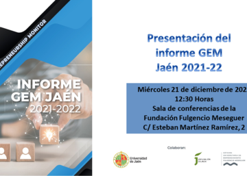 Presentación del informe GEM Jaén 2021-22
