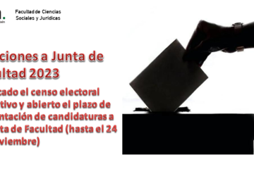 Elecciones a Junta de Facultad 2023