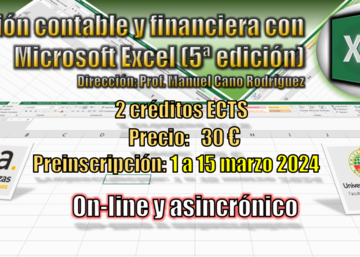 Gestión contable y financiera con Microsoft Excel (5ª edición)