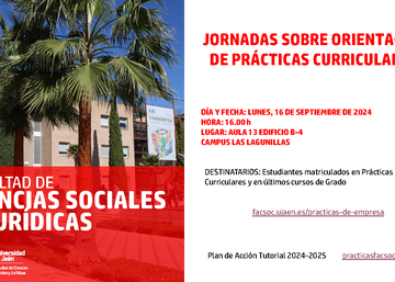 JORNADAS SOBRE ORIENTACIÓN DE PRÁCTICAS CURRICULARES