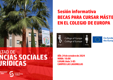 Sesión informativa: Becas para cursar Másteres en el Colegio de Europa