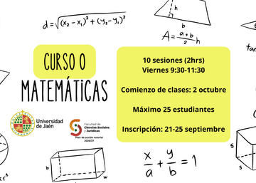 Curso 0 Matemáticas 2026/27