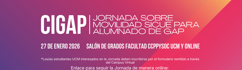 Programa. Jornada Movilidad CIGAP