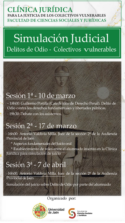 Simulación Judicial: Delitos de Odio - Colectivos vulnerables